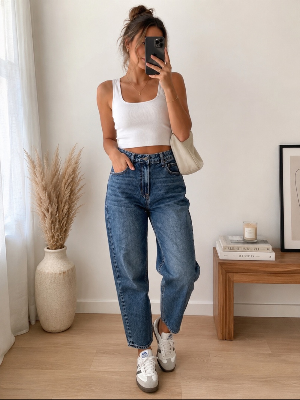Hidden Jeans Medium Wash High Rise Straight Leg Denim Size 26